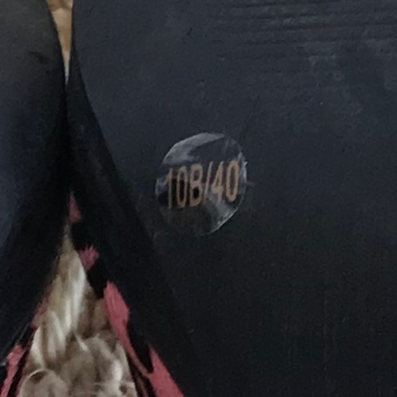 BCBGeneration Pink/Black Pattern Heels - Picture 8 of 8